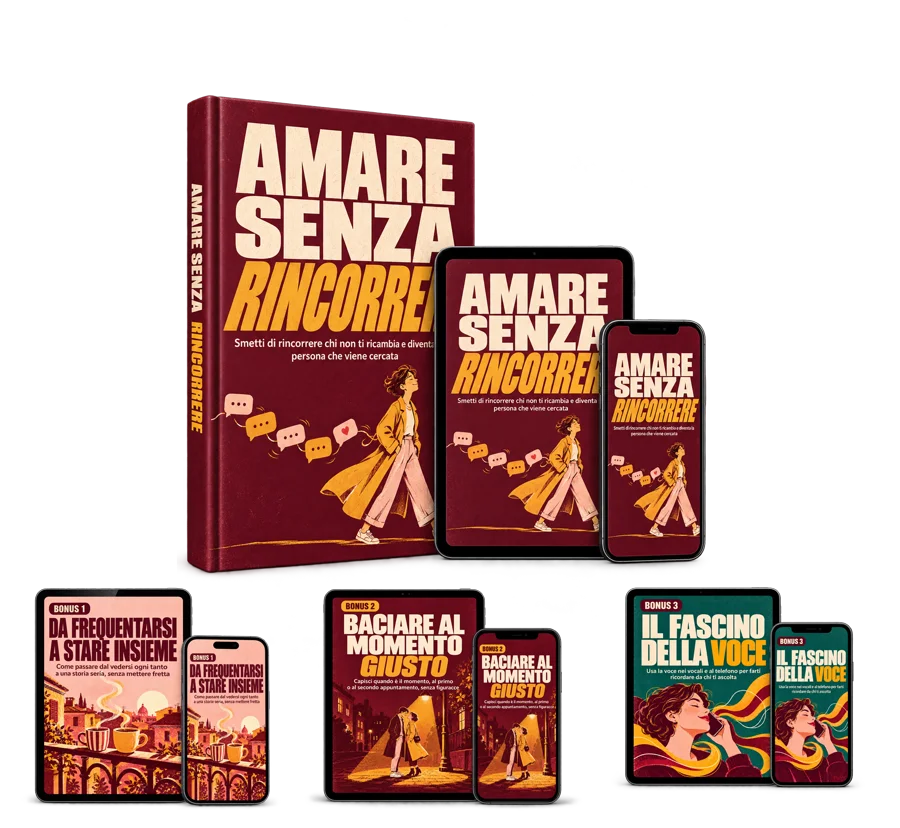 La guida Amare Senza Rincorrere e i 3 bonus